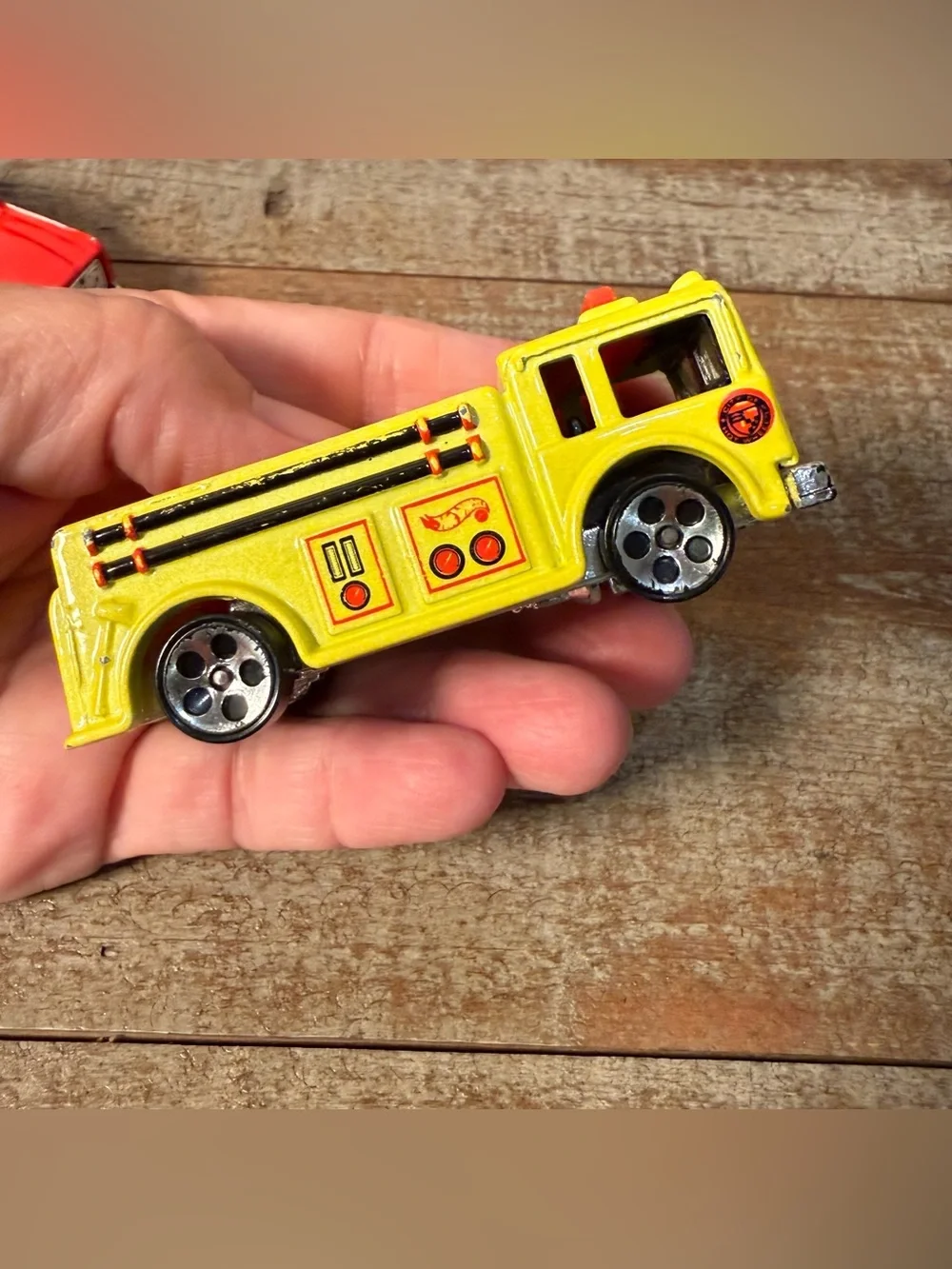 Vintage Hot Wheels Fire trucks 1974 1988 1991 Lot Of 5